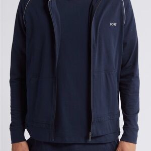 BOSS Men's Navy Sweater